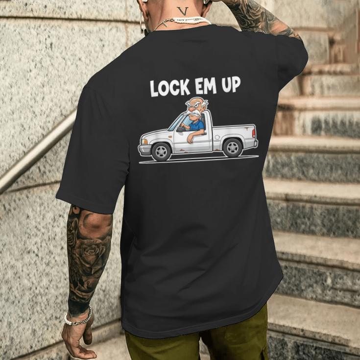 HOOEY Lock-Up Black T-Shirt For Men - 50/50 Cotton Poly Blend, Athletic Fit, Screen Print Logo - View #8