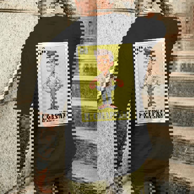 Mexican Nickname El Cheapskate メンズTシャツ バックプリント 彼への贈り物