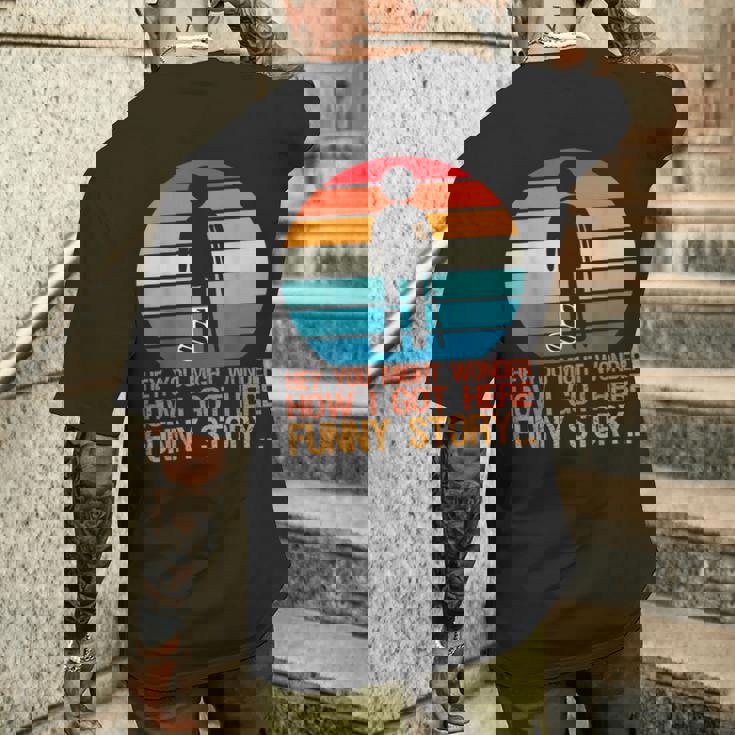 Recovery Broken Leg Get Well 衣装 怪我 足 足首 メンズTシャツ バックプリント 彼への贈り物