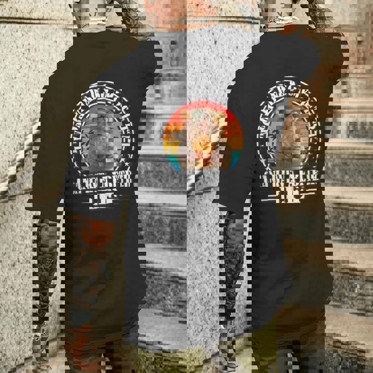 Work Hard Better Life Retrointage Pet Rat Lover メンズTシャツ バックプリント 彼への贈り物