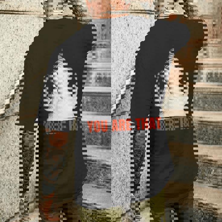 Ganesha ガネーシャ You Are That メンズTシャツ バックプリント 彼への贈り物