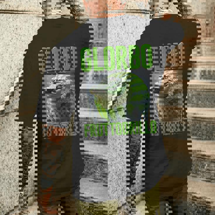 Glorbo Fruttodrillo Ai モンスター イタリアン ブレイン ロート キッズ 男の子 メンズTシャツ バックプリント 彼への贈り物