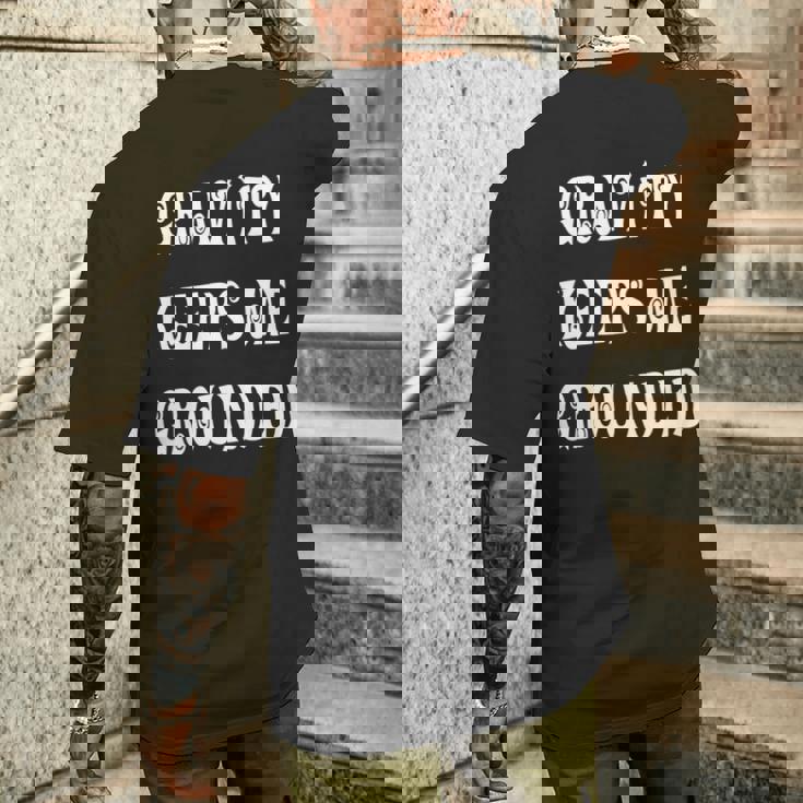 Gravity Keep Me Grounded。 長袖tシャツ メンズTシャツ バックプリント 彼への贈り物