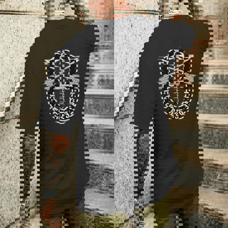 Green Berets 米陸軍特殊部隊退役軍人 メンズTシャツ バックプリント 彼への贈り物