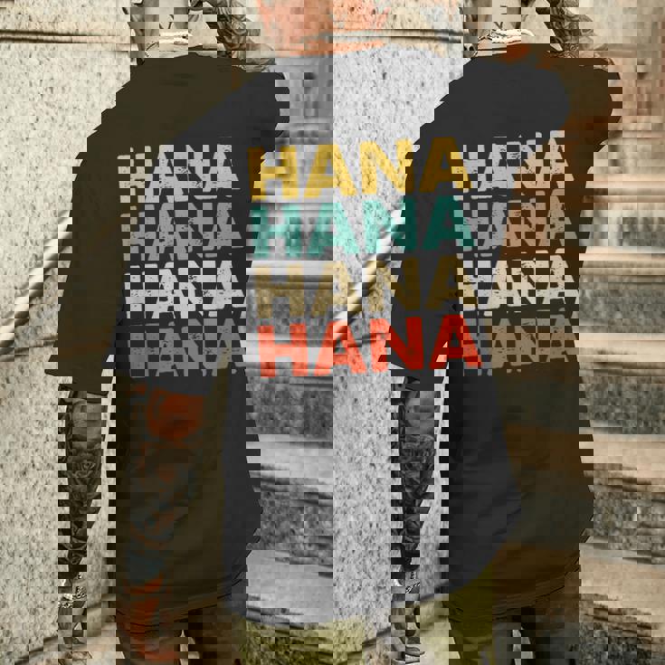 Hana 花 メンズTシャツ バックプリント 彼への贈り物