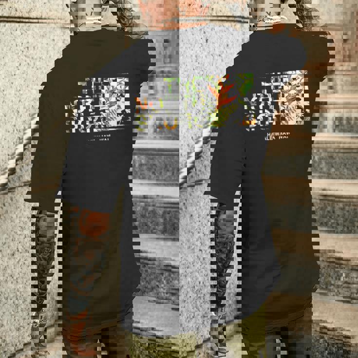 Hawaii Northhore Haleiwa バードオブパラダイス メンズTシャツ バックプリント 彼への贈り物