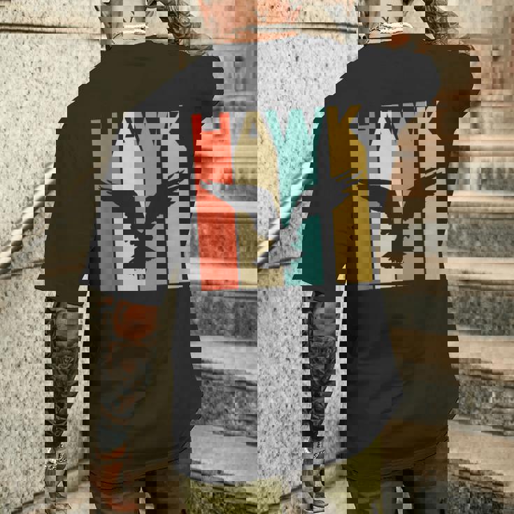 Hawk 鷹 動物 メンズTシャツ バックプリント 彼への贈り物