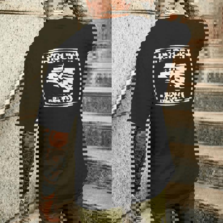 Hecho En Mexico メンズTシャツ バックプリント 彼への贈り物