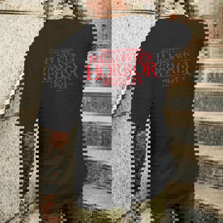 Hhn チャッキー ユニバーサル モンスター フロント&バック メンズTシャツ バックプリント 彼への贈り物