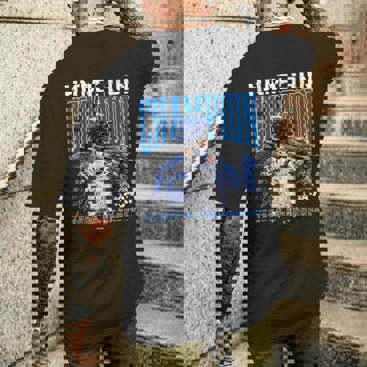 Home Run Champion Teoscar Hernandez Los Angeles Mlbpa メンズTシャツ バックプリント 彼への贈り物