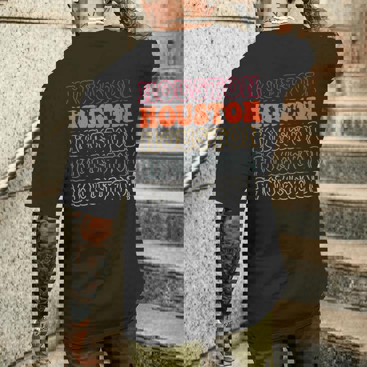 Houston ヒューストン メンズTシャツ バックプリント 彼への贈り物