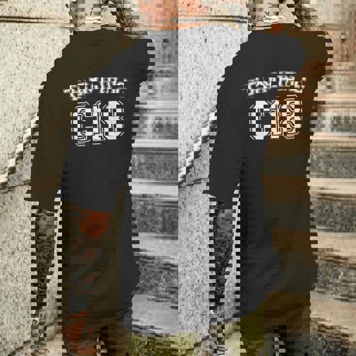 Hplc クロマトグラフィーラボ C18チーム メンズTシャツ バックプリント 彼への贈り物