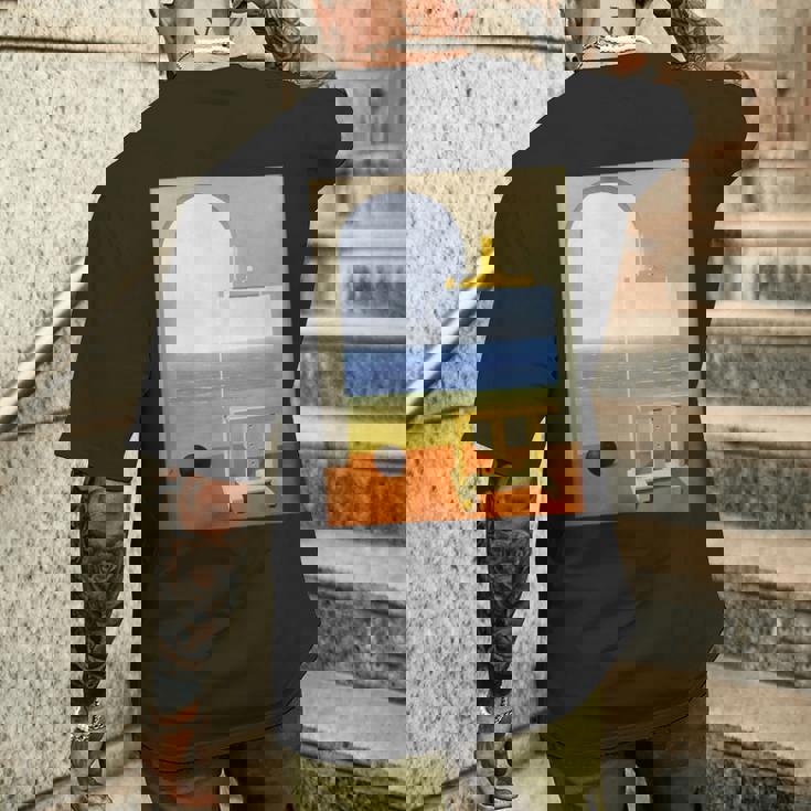 Human Condition Ii ルネ・マグリット作 シュルレアリスム メンズTシャツ バックプリント 彼への贈り物