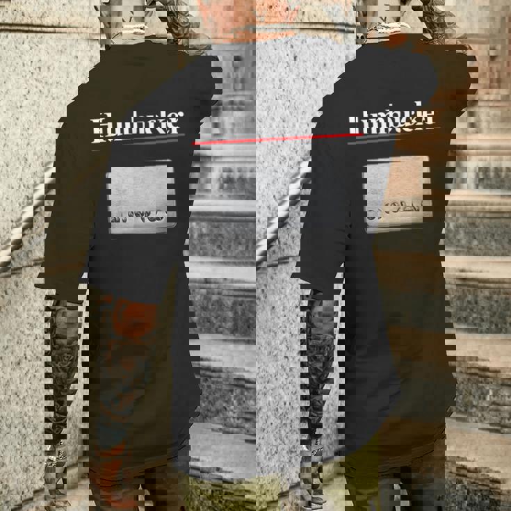 Humbucker ハムバッカー、クールなギタリストのギフト ギターピックアップグラフィック メンズTシャツ バックプリント 彼への贈り物