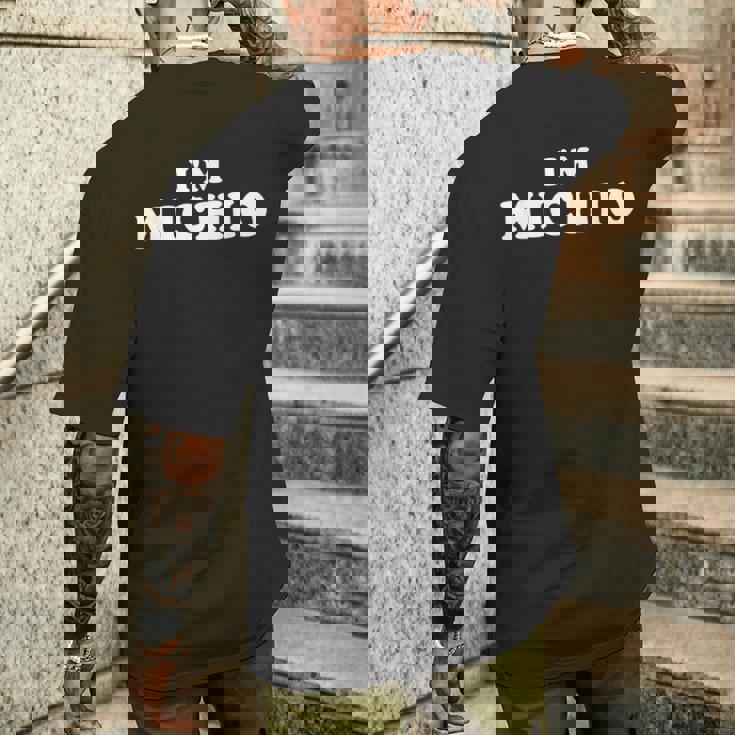 I'm Michio、My Name Is Michio、I Am Michio、パーソナライズ メンズTシャツ バックプリント 彼への贈り物