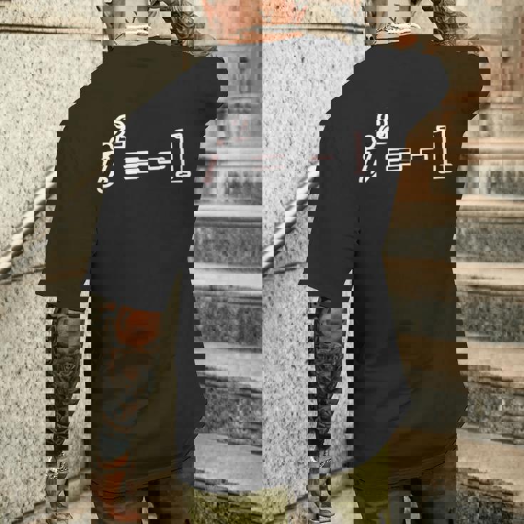 I2 -1 虚数《数学》方程式 【変なデザイン屋さん】理数系 数字 面白い メンズTシャツ バックプリント 彼への贈り物