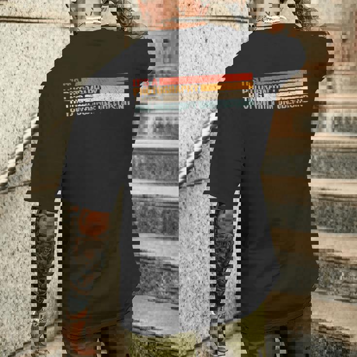 It's A Photographer Thing For カメラマン メンズTシャツ バックプリント 彼への贈り物