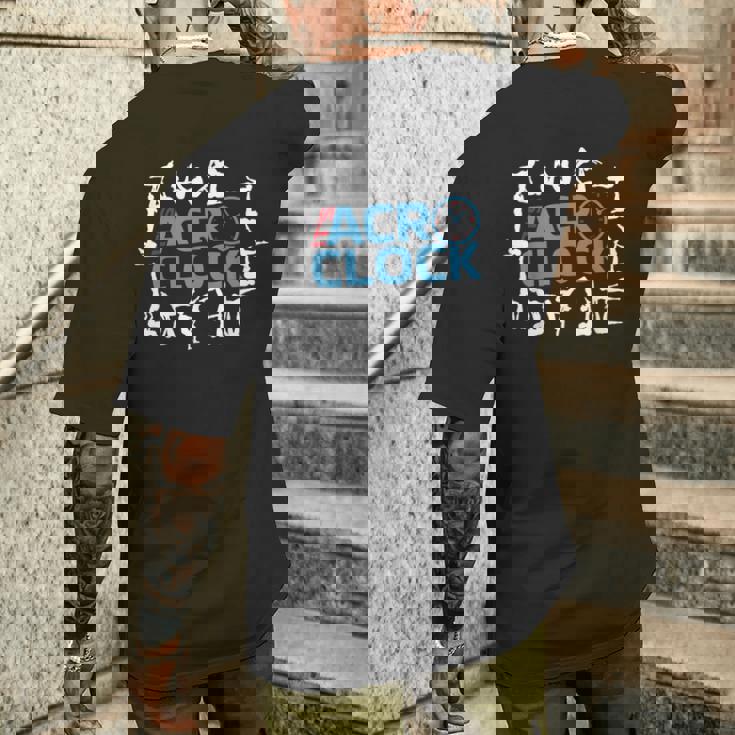 It's Acro O Clock メンズTシャツ バックプリント 彼への贈り物