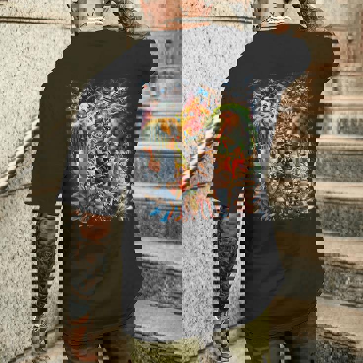 Italian Brainrot 面白い イタリアン ブレイン ロット ミーム キャラクター メンズTシャツ バックプリント 彼への贈り物