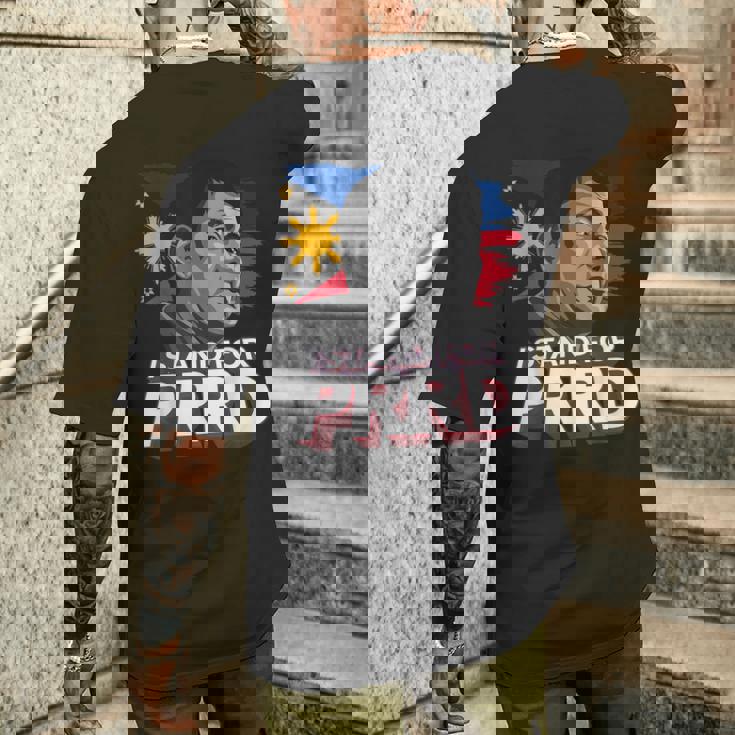 Itand For Prrd サポーター Digong Duterte フィリピン Du30 メンズTシャツ バックプリント 彼への贈り物