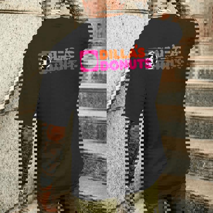 J Dillas ドーナツ ヒップホップ ジェイディー メンズTシャツ バックプリント 彼への贈り物