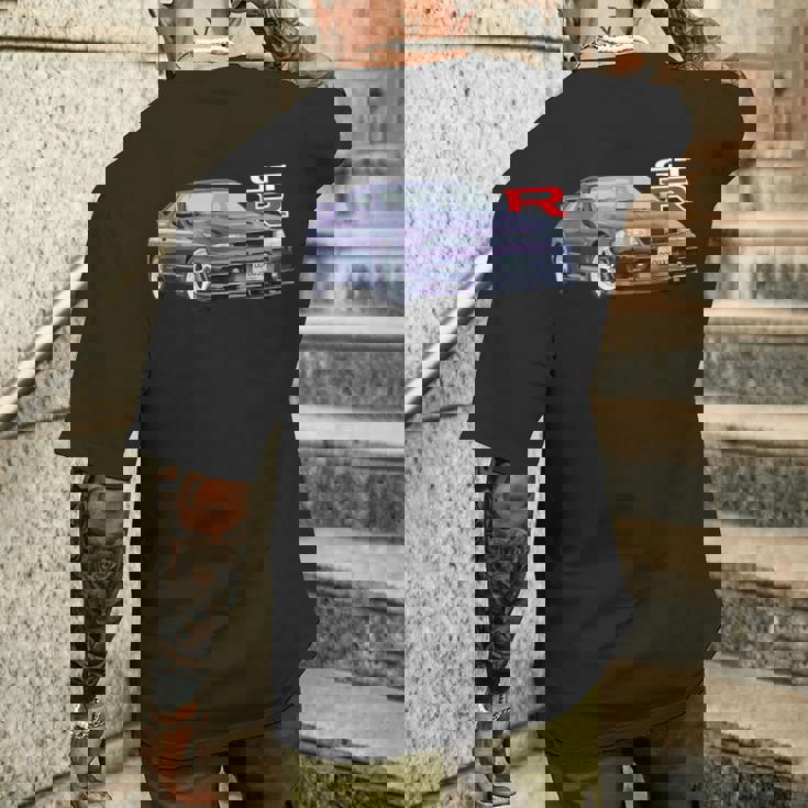 Jdm Car R33-Spec ミッドナイトトラック 400R メンズTシャツ バックプリント 彼への贈り物