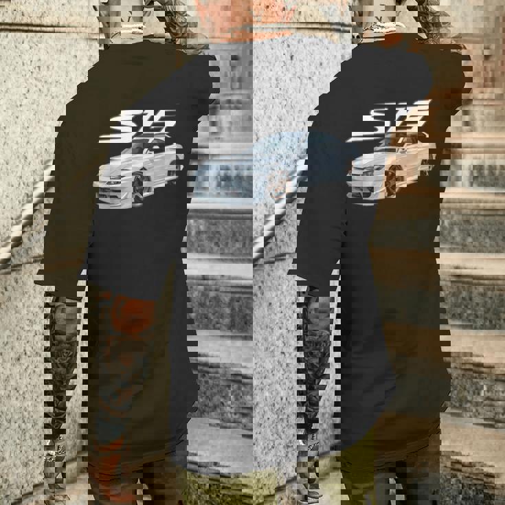 Jdm Car15ertextanced Aspen ホワイト ドリフトマシン メンズTシャツ バックプリント 彼への贈り物