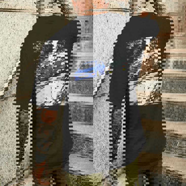 Jdm Cartreet Drift Race 86S Gc8 バージョン 6 アニメラリー メンズTシャツ バックプリント 彼への贈り物