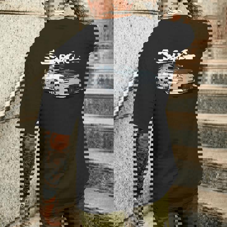 Jdm Mkiv スープラ 2Jz ストリートレーシング ドラッグドリフト メンズTシャツ バックプリント 彼への贈り物