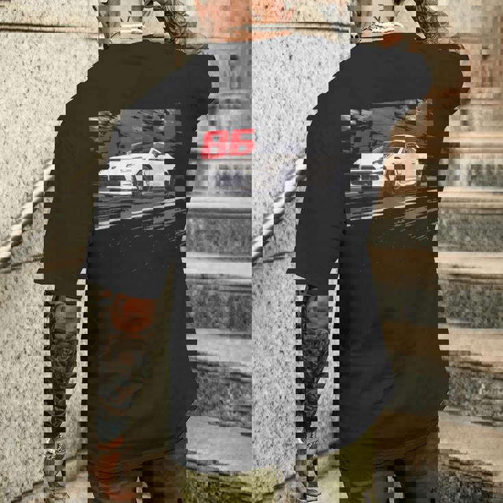 Jdm カー ストリート ドリフト レース Dk 土屋 86 アニメ メンズTシャツ バックプリント 彼への贈り物