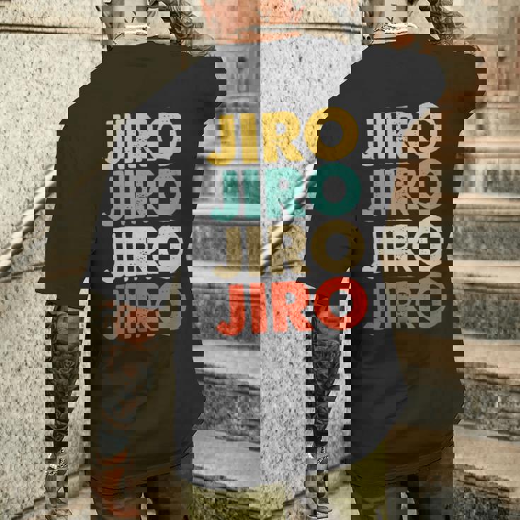 Jiro 二郎 メンズTシャツ バックプリント 彼への贈り物