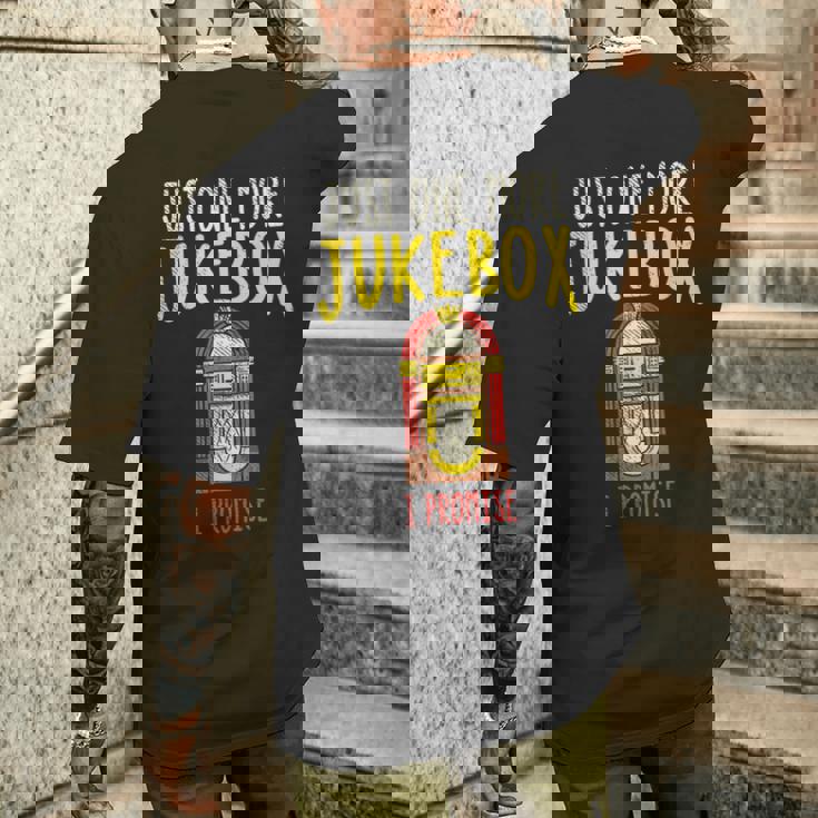 Just One More ジュークボックス I Promise メンズTシャツ バックプリント 彼への贈り物