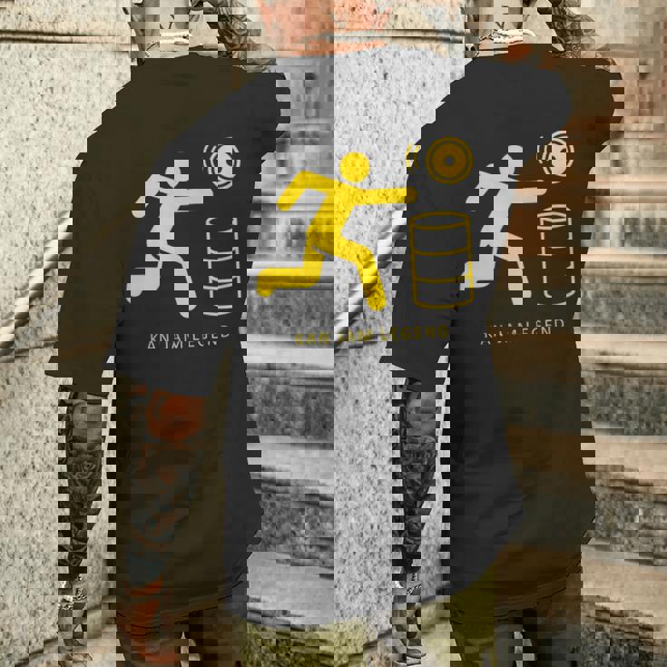 Kan Jam レジェンド ディスクトス アウトドアゲーム メンズTシャツ バックプリント 彼への贈り物