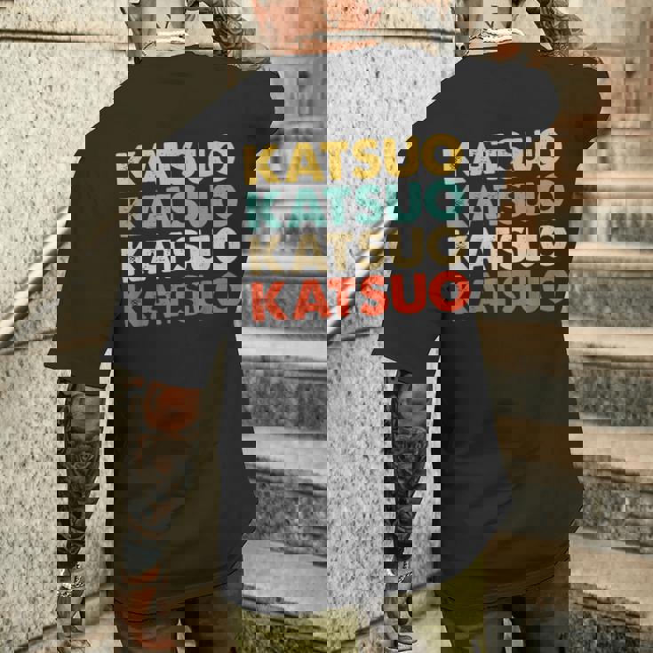 Katsuo 勝雄 メンズTシャツ バックプリント 彼への贈り物