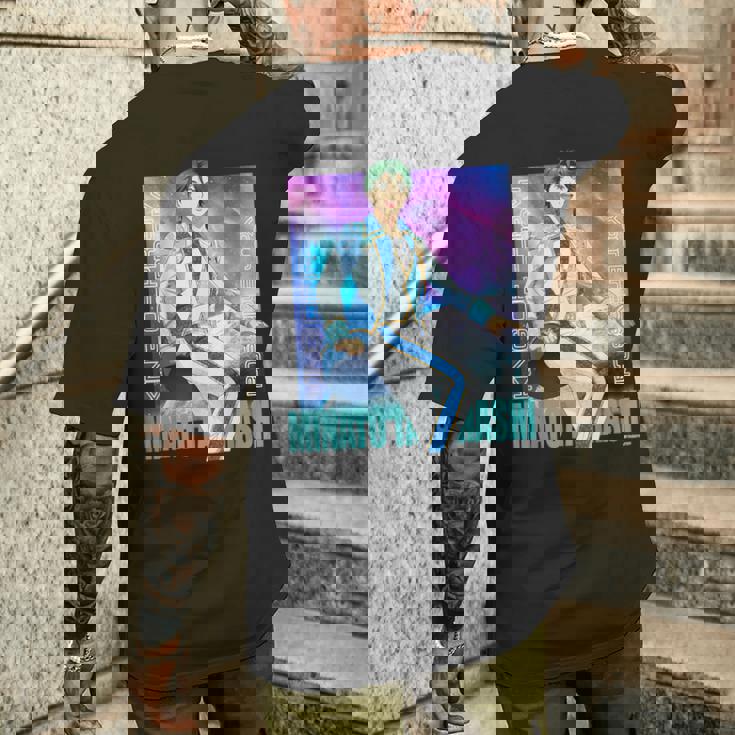 King Of Prism-Your Endless Call- キービジュアル ミナト メンズTシャツ バックプリント 彼への贈り物