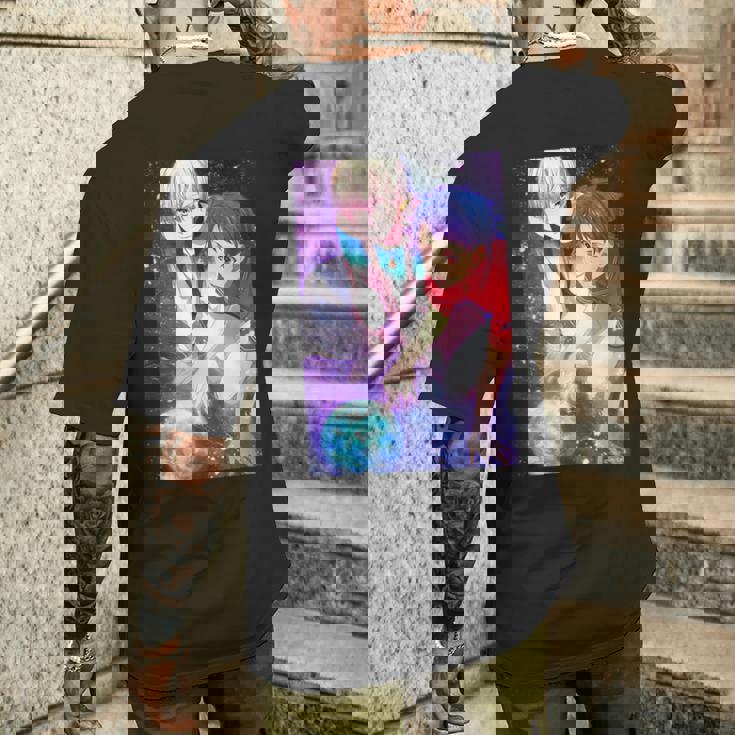 King Of Prism シン＆ルヰbirthday デザインo メンズTシャツ バックプリント 彼への贈り物