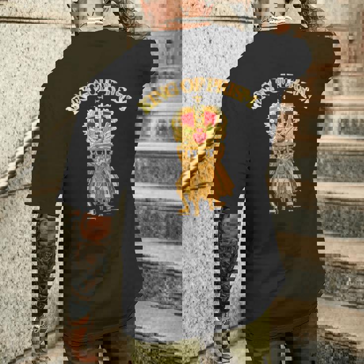 King Of Prism 金のオバレ像 メンズTシャツ バックプリント 彼への贈り物