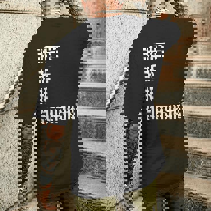 Kurashiki Chugoku で会いましょう 日本 メンズTシャツ バックプリント 彼への贈り物