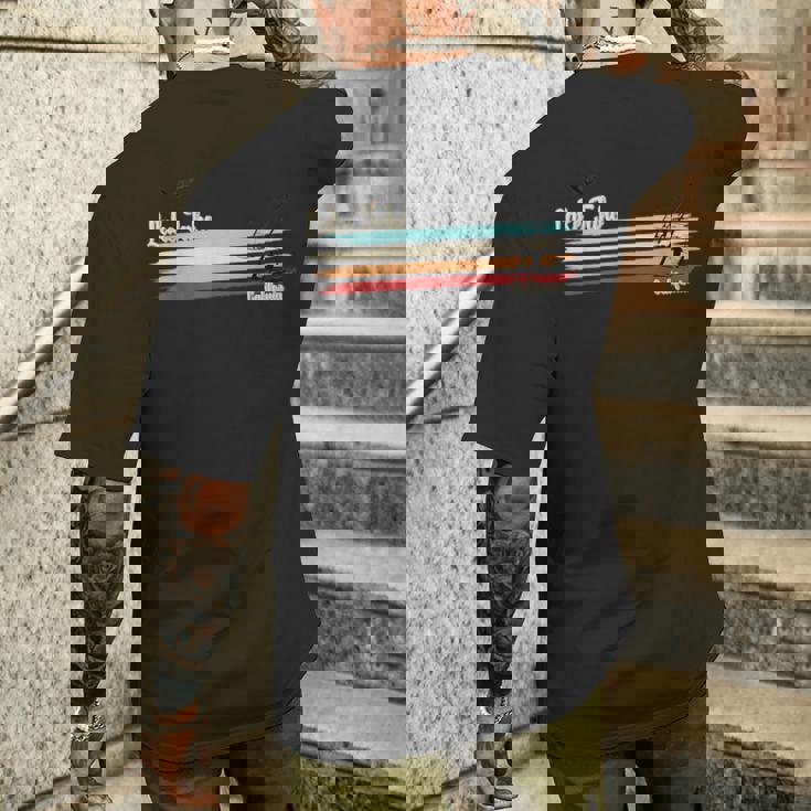 Lake Tahoe カリフォルニア ウィンドサーフィン レトロ レース ウィンドサーファー メンズTシャツ バックプリント 彼への贈り物