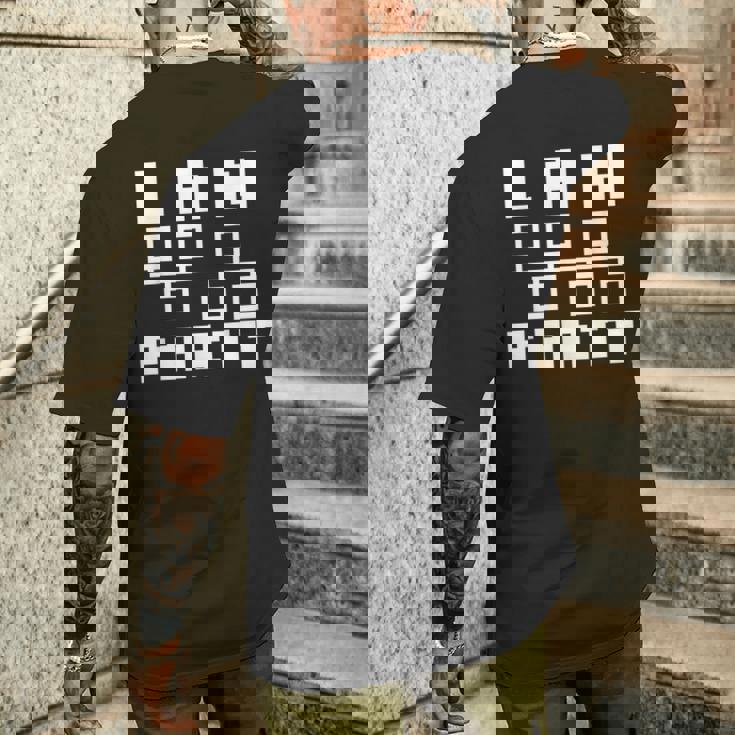 Lan Party レトロゲームtシャツ メンズTシャツ バックプリント 彼への贈り物