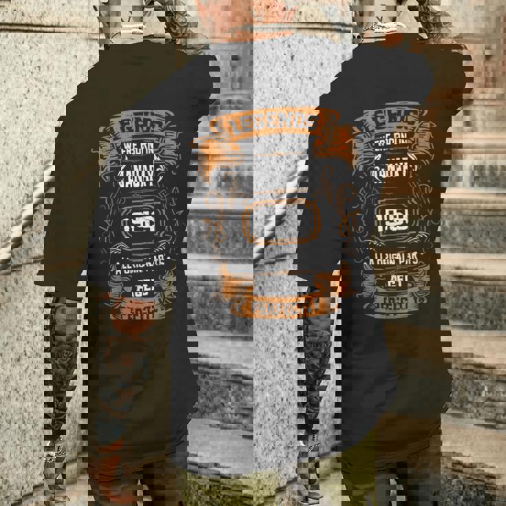 Legends Were Born In January 1959 誕生日プレゼント メンズTシャツ バックプリント 彼への贈り物