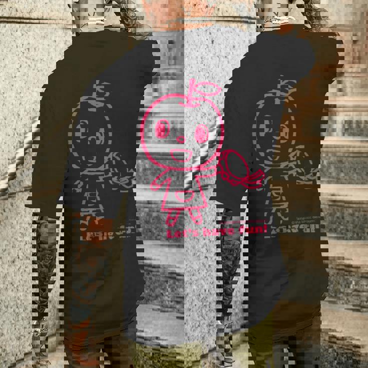 Let's Have Fun メンズTシャツ バックプリント 彼への贈り物