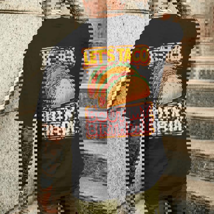 Let's Taco Bout My Birthday シャツ メンズ レディース キッズ タコスパーティー メンズTシャツ バックプリント 彼への贈り物