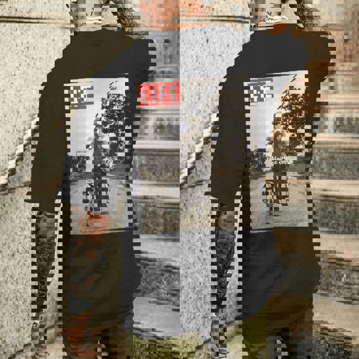 Life Picture Collection _ Nostalgic America 01 メンズTシャツ バックプリント 彼への贈り物