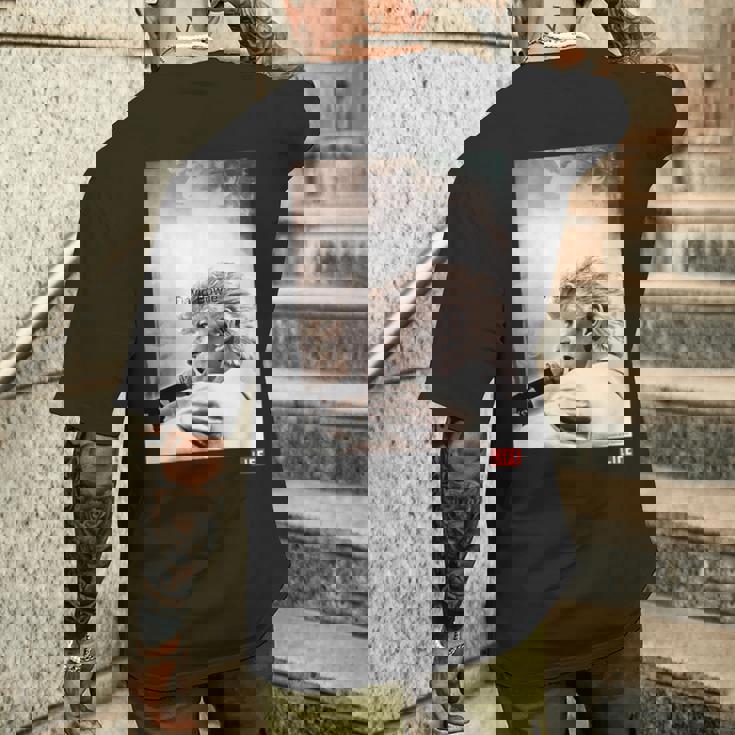 Life Picture Collection _ デヴィッド・ボウイ3 メンズTシャツ バックプリント 彼への贈り物