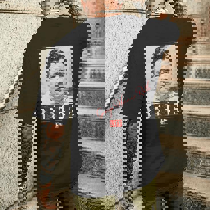 Life Picture Collection _ ベーブ ルース2 _ 野球 メンズTシャツ バックプリント 彼への贈り物