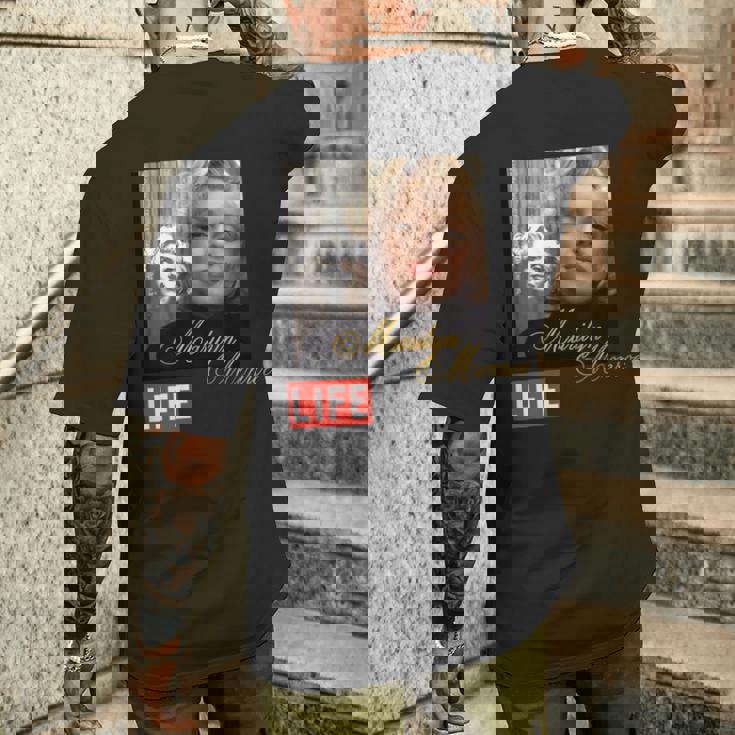 Life Picture Collection _ マリリンモンロー 02 メンズTシャツ バックプリント 彼への贈り物