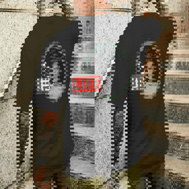 Life Picture Collection オードリー ヘプバーン（2） メンズTシャツ バックプリント 彼への贈り物