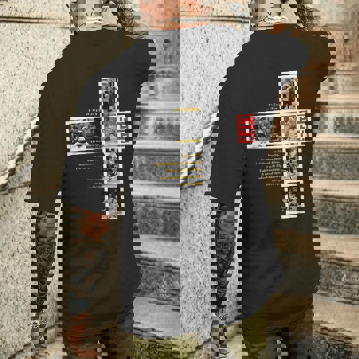 Life Picture Collection チンパンジー（1） メンズTシャツ バックプリント 彼への贈り物