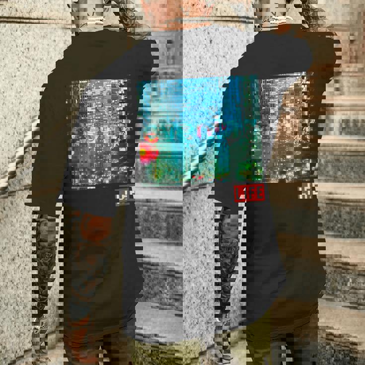 Life Picture Collection トラベル1 Evening ／ New York メンズTシャツ バックプリント 彼への贈り物